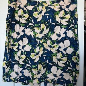 J CREW Women’s Floral Pencil Skirt